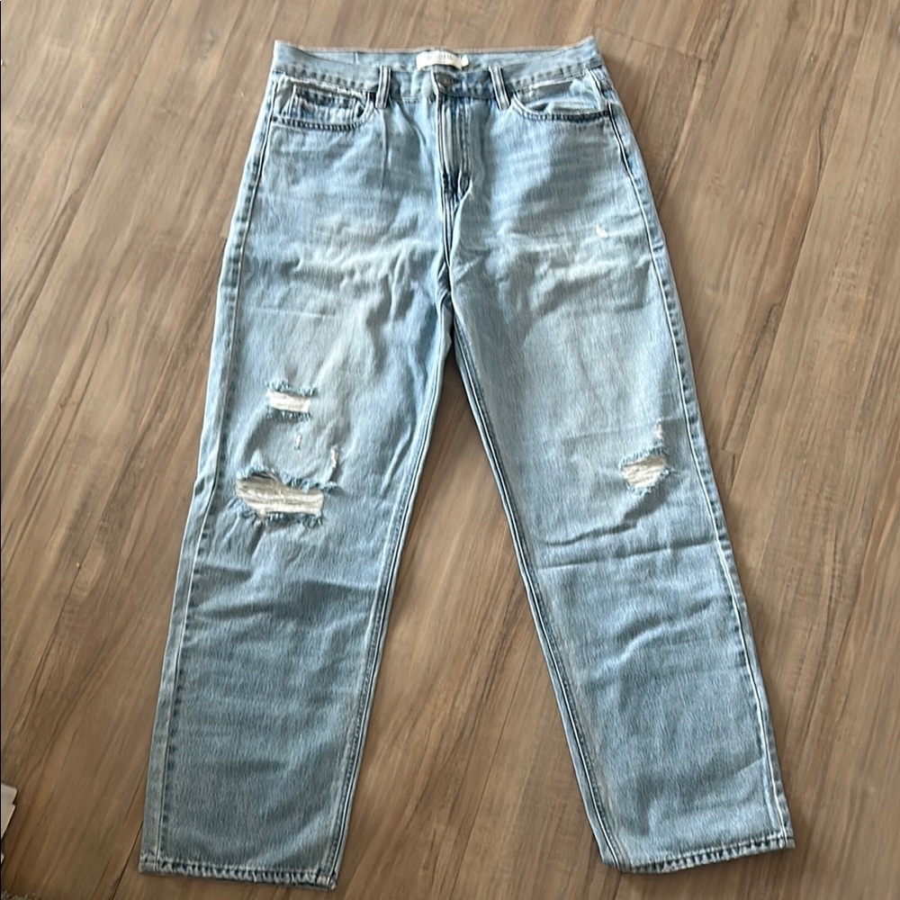 Light Blue Distressed Jeans